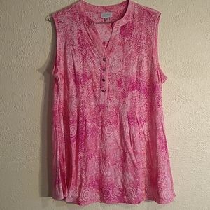Avenue Sleeve-less blouse/ tank top